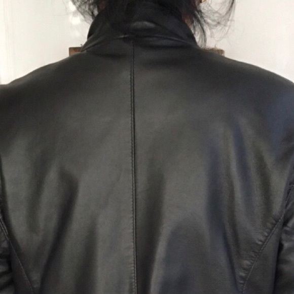 Ambition New York moto leather jacket. Zip closure - Picture 11 of 16